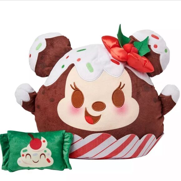 Disney Other - Disney Munchlings Minnie Mouse Toffee Pudding Plush Season's Sweetings NWT